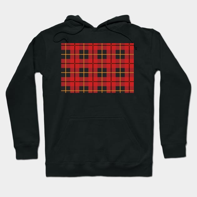 Unique Check Pattern Hoodie by Pris25